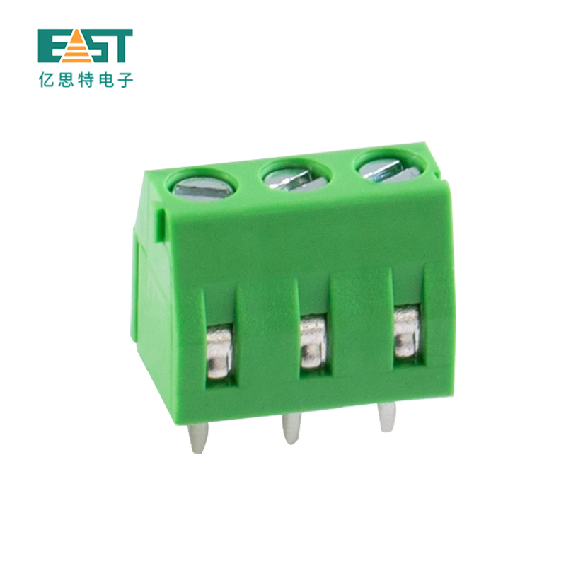 MX124-3.5 3.81 Screw terminal block green brass block