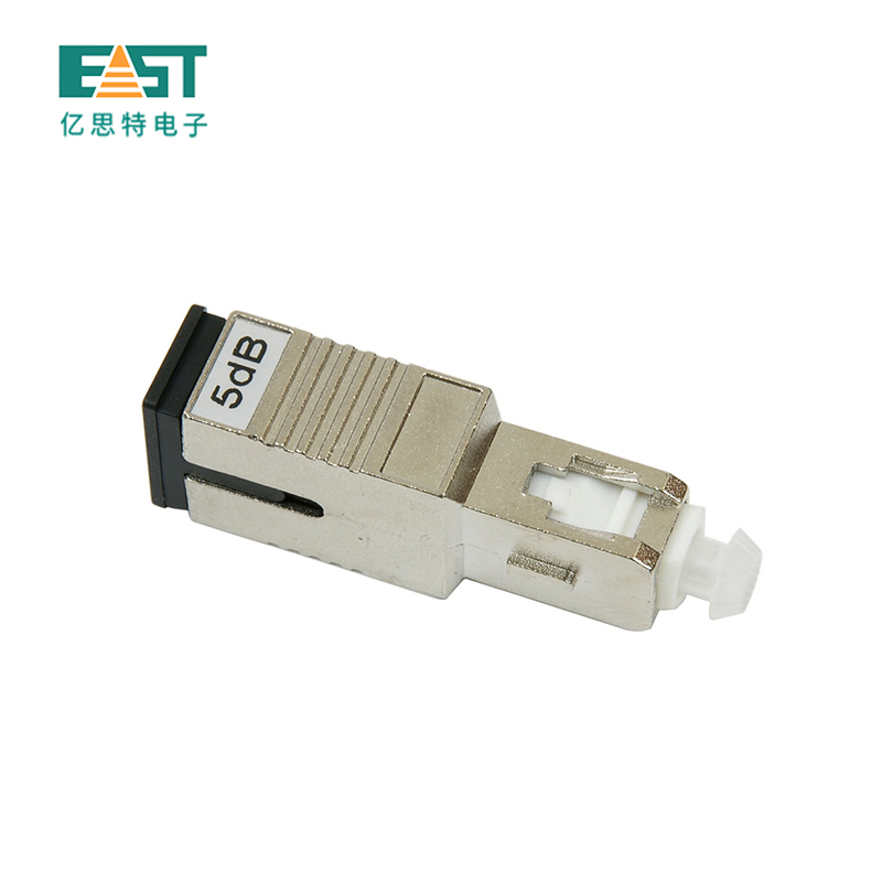 Shielded Fiber Optic Attenuator SC